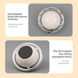 Black Retro Planet Mechanical Kitchen Timer Magnetic Countdown Clock Battery-Free Metal Core Loud Alarm for Cooking Study