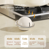Beige Retro Planet Mechanical Kitchen Timer Magnetic Countdown Clock Battery-Free Metal Core Loud Alarm for Cooking Study