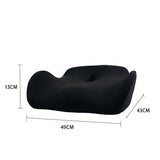 Memory Foam Seat Cushion & Lumbar Support Pillow Set – Ergonomic Office Chair & Car Seat Pad for Lower Back Pain Relief, Hip & Back Comfort