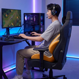 Yello Ergonomic Memory Foam Seat Cushion with Lumbar Support - Integrated Backrest Design, Breathable Hollow Core for Office and Car Use In Australia - Darrahopens
