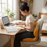Yello Ergonomic Memory Foam Seat Cushion with Lumbar Support - Integrated Backrest Design, Breathable Hollow Core for Office and Car Use In Australia - Darrahopens