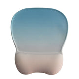 Gradient Light Blue silicone wrist rest with 20-in-1 electronics cleaning kit - portable multi-functional brush set, ergonomic mouse pad, suitable for office and travel. In Australia - Darrahopens