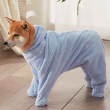 Pet Wearable Bathrobe Towel (Size M) - Quick-drying, absorbent full-body cover with hood and zipper, suitable for dog and cat grooming In Australia - Darrahopens