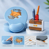 Wrist Support Mouse Pad and (Red) Desk Cleaning Kit Combo Set Ergonomic Gel Wrist Rest with Screen Keyboard Cleaning Tools for Office Home Gaming Desk Setup In Australia - Darrahopens