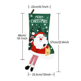 Knitted Christmas Tree Skirt & Santa Stocking Combo Set Festive Holiday Home Decor Reusable Xmas Decoration Fireplace Tree Base Cover Gift Ready Seasonal Ornament