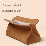 Brown Hair Dryer Storage Bag - Faux Leather Travel Organizer with Magnetic Closure, Waterproof Heat Resistant Pouch for Straighteners Curling Irons and Styling Tools In Australia - Darrahopens