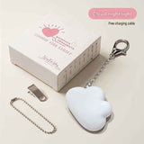 Touch Activated Cloud Keychain Light - Cute Portable LED Night Light Rechargeable Bag Charm Lamp Cloud Shape Decorative Gift for Girls Bedroom Travel Use In Australia - Darrahopens