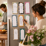 8 Pack Floral Magnetic Notepads for Fridge, Cute Shopping List Planner Memo Pads with 25 Sheets Each, Tear Off Weekly To Do List Notes for Home Kitchen Office School Organisation and Daily Reminders In Australia - Darrahopens
