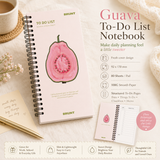 Fruit Series To Do List Notebook (Guava) – Spiral Bound Journal with Cute Fruit Cover, 80 Sheets, Portable Planner for Daily Notes, Study, Office and Personal Organisation In Australia - Darrahopens