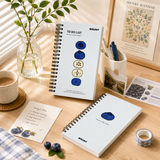 Fruit Series To Do List Notebook (Blueberry) – Spiral Bound Journal with Cute Fruit Cover, 80 Sheets, Portable Planner for Daily Notes, Study, Office and Personal Organisation In Australia - Darrahopens