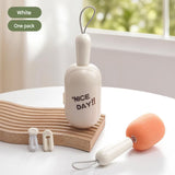 White Portable 3-in-1 Cup Cleaning Brush Set – Extendable long-handled sponge head cup brush, silicone rim brush, and crevice brush; travel cup cleaner with storage case In Australia - Darrahopens