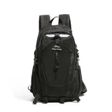 Black Hiking Backpack with 5 Carabiners Included – Lightweight Waterproof Outdoor Daypack for Men and Women, Breathable Cycling Hiking Trekking Camping Travel Backpack