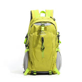 Fluorescent Green Outdoor Hiking Backpack - Lightweight Nylon Travel Daypack with Multi Pocket Storage, Water Resistant Design, Breathable Back Support for Trekking Camping Cycling Adventures In Australia - Darrahopens