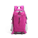 Rose Red Outdoor Hiking Backpack - Lightweight Nylon Travel Daypack with Multi Pocket Storage, Water Resistant Design, Breathable Back Support for Trekking Camping Cycling Adventures In Australia - Darrahopens