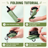 Gray Collapsible Silicone Water Bottle - 650ml Foldable Travel Bottle with Straw Lid, Food Grade Silicone Hiking Flask, Leak Resistant Portable Water Bottle for Outdoor Sports Fitness Cycling