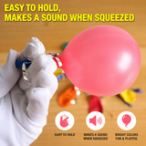 40 Piece Party Whistle and Blowout Set - 20 Whistle Balloons and 20 Party Blowers, Colourful Noise Makers for Birthdays, Celebrations and Party Bags