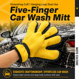 Five Finger Car Wash Glove Chenille Microfiber Cleaning Mitt Soft Scratch-Free Auto Wash Glove Breathable Mesh Wash Mitt with Elastic Wrist Strap for Cars Wheels Windows Motorcycle, 1 Piece In Australia - Darrahopens