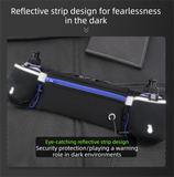 Black Running Waist Pack Sports Belt with Water Bottle Holder Adjustable Phone Waist Bag Reflective Lightweight Fanny Pack for Marathon Running Hiking Cycling Walking Fitness and Outdoor Activities