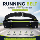 Green Running Waist Pack Sports Belt with Water Bottle Holder Adjustable Phone Waist Bag Reflective Lightweight Fanny Pack for Marathon Running Hiking Cycling Walking Fitness and Outdoor Activities In Australia - Darrahopens