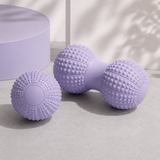 Massage Ball Set - Purple TPR Peanut Ball and Single Ball Combo - Foot Arch, Neck, Shoulder and Back Muscle Release Tool for Fitness, Mobility and Everyday Recovery In Australia - Darrahopens