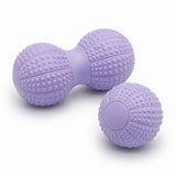 Massage Ball Set - Purple TPR Peanut Ball and Single Ball Combo - Foot Arch, Neck, Shoulder and Back Muscle Release Tool for Fitness, Mobility and Everyday Recovery In Australia - Darrahopens
