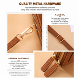 Brown Touch Screen Phone Wallet Crossbody Bag for Women Vertical PU Leather Purse with Card Holder Zipper Pocket Adjustable Strap for Travel Shopping Everyday Use In Australia - Darrahopens