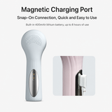 Purple Heated Silicone Facial Cleansing Brush - Dual Sided, Rechargeable, 3 Vibration Levels, Magnetic Charging for Daily Skincare, Bathroom and Travel In Australia - Darrahopens