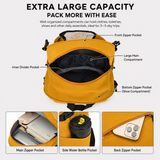 Black Sports Racket Backpack - Lightweight Casual Travel Bag with Separate Racket Compartment, Shoe Compartment, Bottle Pocket for Tennis, Badminton, Gym and Outdoor Use In Australia - Darrahopens