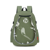 Green Sports Racket Backpack - Lightweight Casual Travel Bag with Separate Racket Compartment, Shoe Compartment, Bottle Pocket for Tennis, Badminton, Gym and Outdoor Use In Australia - Darrahopens