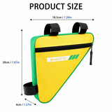 Yellow-green Bicycle Frame Bag - Triangular Storage Bag for Cycling, Outdoor Rides and Daily Commuting In Australia - Darrahopens