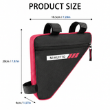 Black-red Bicycle Frame Bag - Triangular Storage Bag for Cycling, Outdoor Rides and Daily Commuting In Australia - Darrahopens