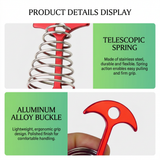Red Fishbone Spring Tent Pegs - 5 Pack Outdoor Camping Stakes for Tent Guy Lines, Canopy and Board Fixing In Australia - Darrahopens