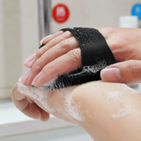 2 Pack Silicone Body Scrubber Shower Brush Black Octagon Bath Brush Exfoliating Back Scrubber with Handle for Men Women Home Bathroom Body Cleaning In Australia - Darrahopens