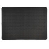 Black Extra Large Silicone Countertop Protector & Dish Drying Mat - Dishwasher Safe (76x53cm)