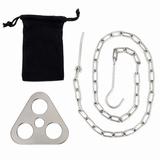 Stainless Steel Camping Tripod Hanger with Adjustable Chain and Hook for Outdoor Cooking, Campfire Hanging Pot and Bush Camping In Australia - Darrahopens