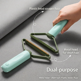 Blue Foldable Pet Cooling Mat (XL) and Green Pet Hair Cleaner Set - Double-Sided Dog Bed Pad with Fabric Hair Removal Tool In Australia - Darrahopens