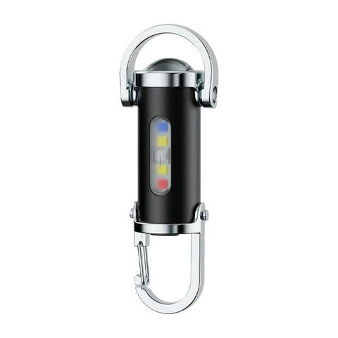 Mini Keychain Flashlight - 2 Pack Portable LED Torch with Hook, Pocket Outdoor Light