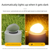 Solar Pebble Garden Light Warm light - Outdoor LED Rock Lamp with Solar Panel, Waterproof Landscape Lighting In Australia - Darrahopens