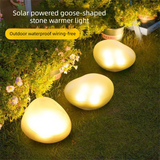 Solar Pebble Garden Light White light - Outdoor LED Rock Lamp with Solar Panel, Waterproof Landscape Lighting In Australia - Darrahopens