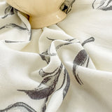 Rose Print Bedding Set - 3 Piece Set - Quilt Cover 264 x 229 cm with 2 Pillowcases 51 x 66 cm - White and Black Floral In Australia - Darrahopens