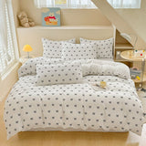 Bow Print Bedding Set - 3 Piece Set - Quilt Cover 264 x 229 cm with 2 Pillowcases 51 x 66 cm - White and Black Bow Pattern In Australia - Darrahopens