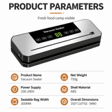 Automatic Vacuum Sealer Machine - Dry and Moist Food Sealing System 300mm Seal Width for Kitchen Food Storage