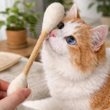 Felt Catnip Cat Toy Stick for Cats, 2 Pack 30cm Interactive Chew and Play Toys for Indoor Cats