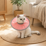 Pure Pink Soft Waterproof Elizabethan Collar for Cats & Dogs S Size - Adjustable Anti-Licking Recovery Cone After Surgery In Australia - Darrahopens
