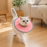 Pure Pink Soft Waterproof Elizabethan Collar for Cats & Dogs L Size - Adjustable Anti-Licking Recovery Cone After Surgery Soft Waterproof Elizabethan Collar for Cats & Dogs L Size - Adjustable Anti-Licking Recovery Cone After Surgery