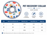 Red Cherry Soft Waterproof Elizabethan Collar for Cats & Dogs S Size - Adjustable Anti-Licking Recovery Cone After Surgery