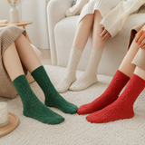 Diamond Knit Mid-Calf Socks for Women, Retro Textured Crew Style with Elastic Cuff, 6 Pairs In Australia - Darrahopens