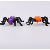 Halloween Spider Hair Clips 2 Pack Orange and Purple Costume Accessory for Party Dress Up