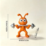 Cartoon Ant Figurine Desk Decor- Weightlifting Ants-Home Office Desk Decoration, Stress Relief Gift and Creative Workspace Accessory In Australia - Darrahopens