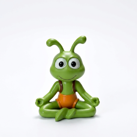 Cartoon Ant Figurine Desk Decor-  Meditating Ants -Home Office Desk Decoration, Stress Relief Gift and Creative Workspace Accessory In Australia - Darrahopens